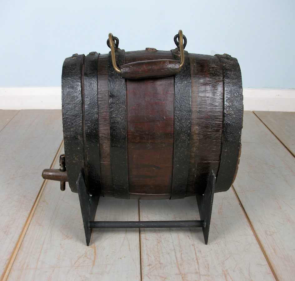 18th Century Oak Ship’s Spirit Barrel from HMS Royal George